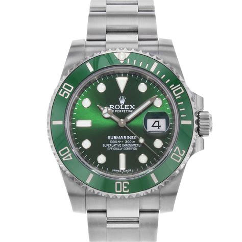 reloj rolex verde